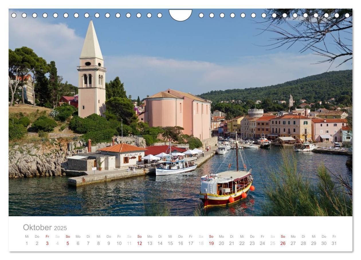 Bild: 9783435737468 | Kroatische Adriaküste (Wandkalender 2025 DIN A4 quer), CALVENDO...