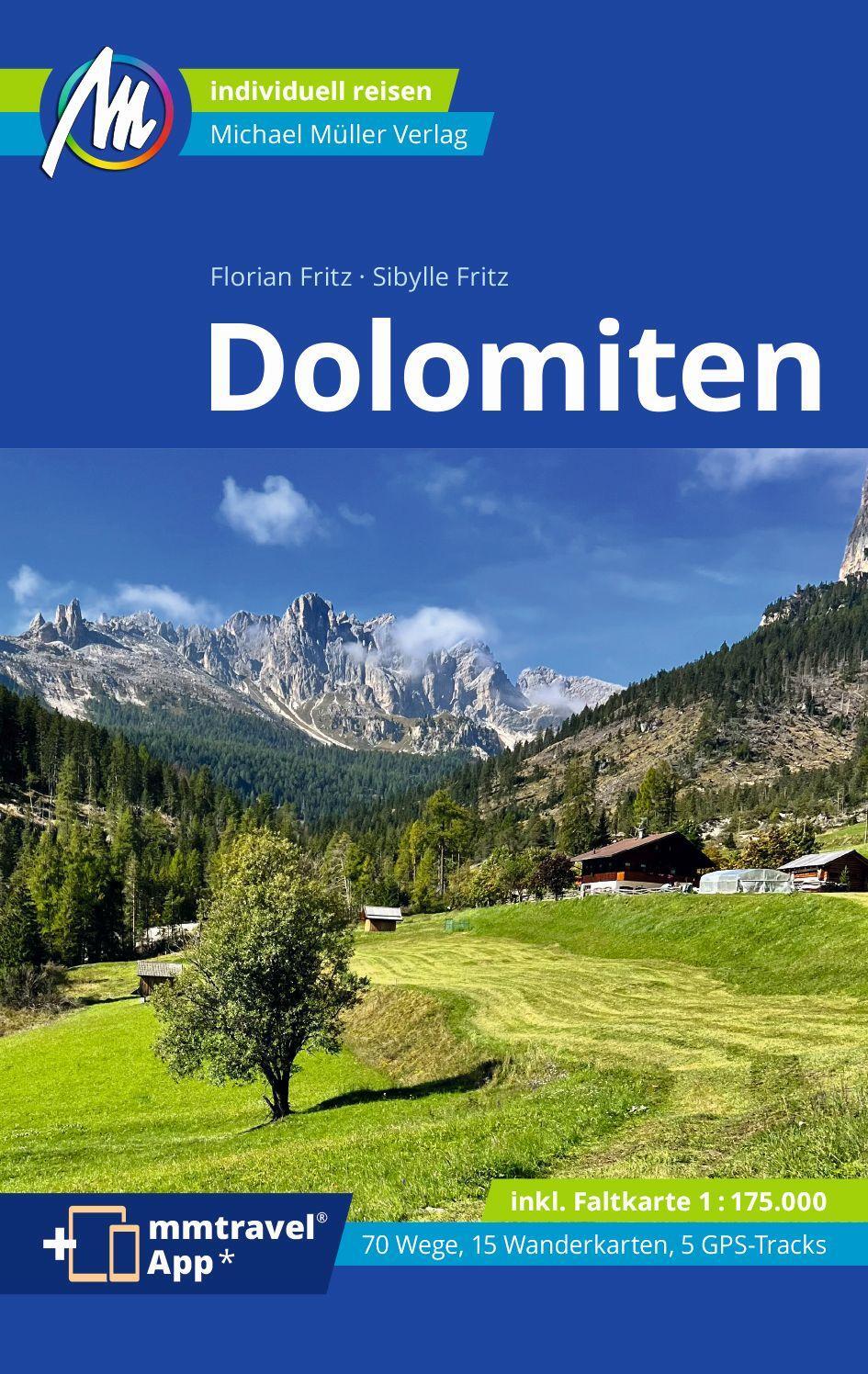 Cover: 9783966852708 | Dolomiten Reiseführer Michael Müller Verlag | Sibylle Fritz (u. a.)