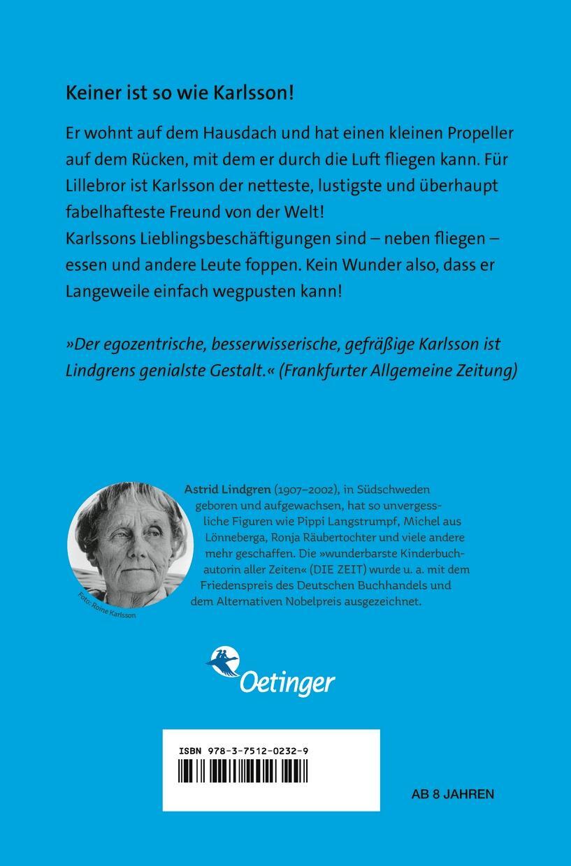 Rückseite: 9783751202329 | Karlsson vom Dach. Gesamtausgabe | Astrid Lindgren | Taschenbuch