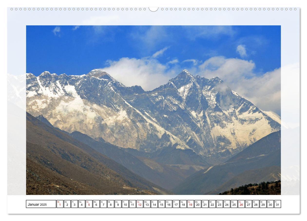 Bild: 9783435055708 | NEPALS Bergriesen im grandiosen Himalaya (Wandkalender 2025 DIN A2...