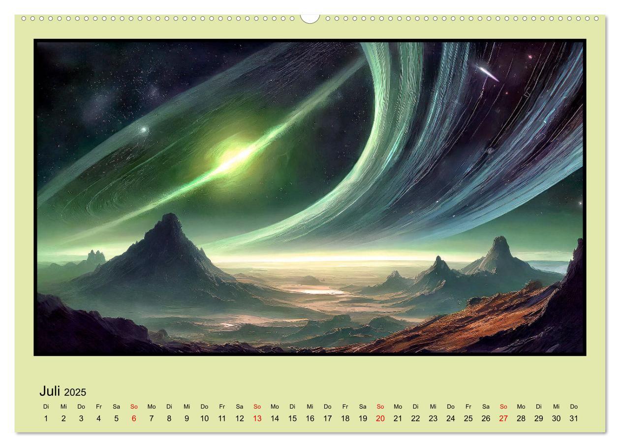 Bild: 9783435647354 | Der Zauber fremder Welten (Wandkalender 2025 DIN A2 quer), CALVENDO...