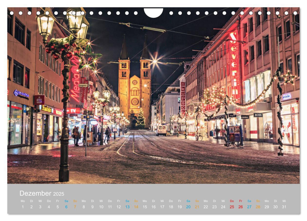 Bild: 9783435225637 | Würzburg - Stadt der Kirchen (Wandkalender 2025 DIN A4 quer),...