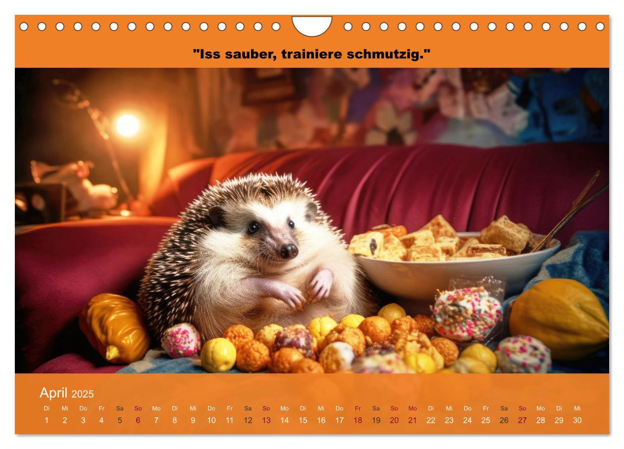 Bild: 9783435690282 | Der tierisch lustige Abnehmkalender (Wandkalender 2025 DIN A4...