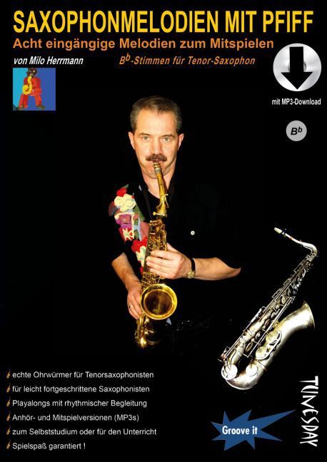 Cover: 9790501980260 | Saxophon-Melodien mit Pfiff (mit MP3-Download) - Bb-Stimmen für...