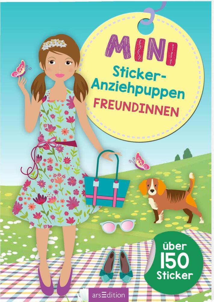 Cover: 9783845841809 | Mini-Sticker-Anziehpuppen - Freundinnen | Über 150 Sticker | Buch