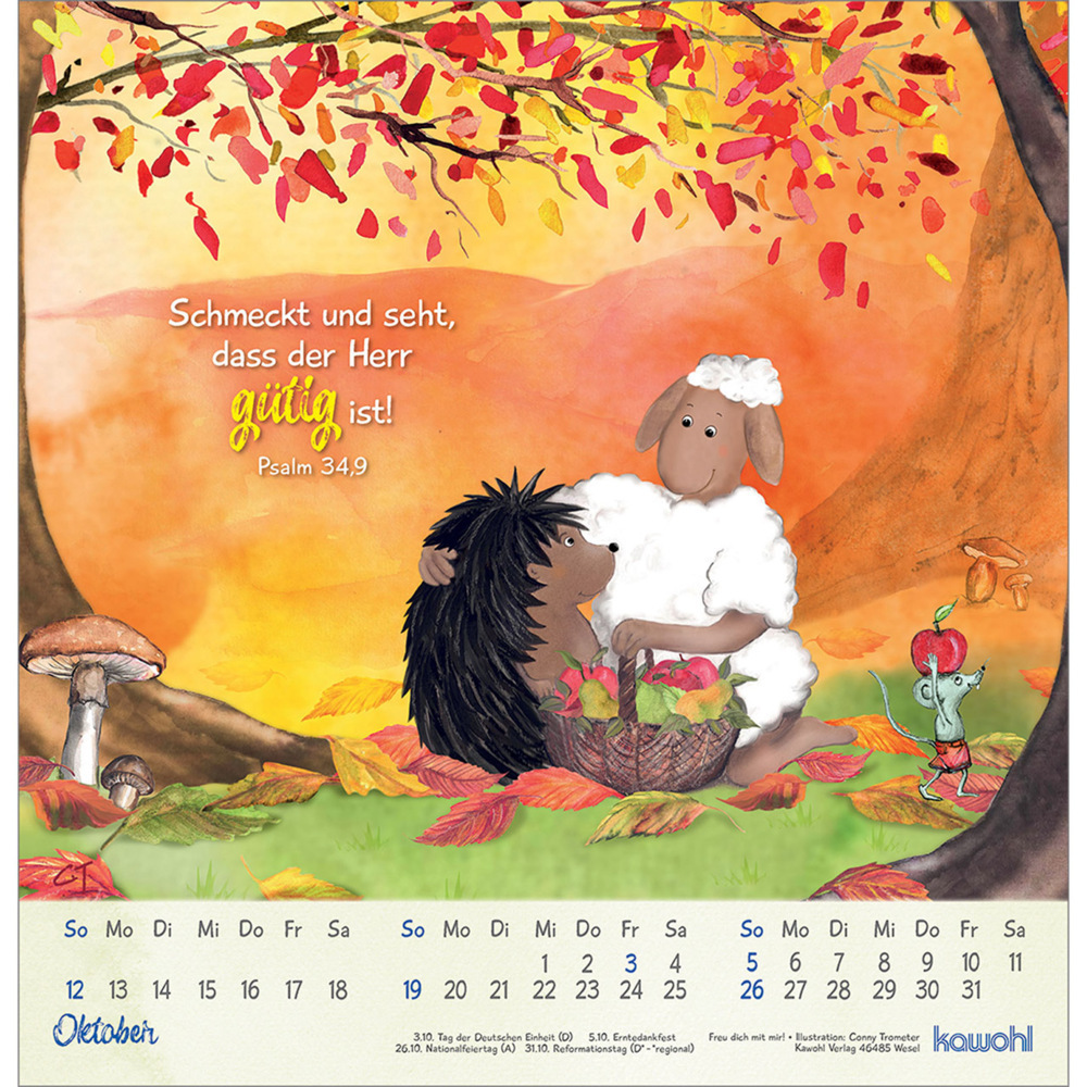 Bild: 9783754820551 | Freu dich mit mir! | Wandkalender 2025 | Conny Trometer | Kalender