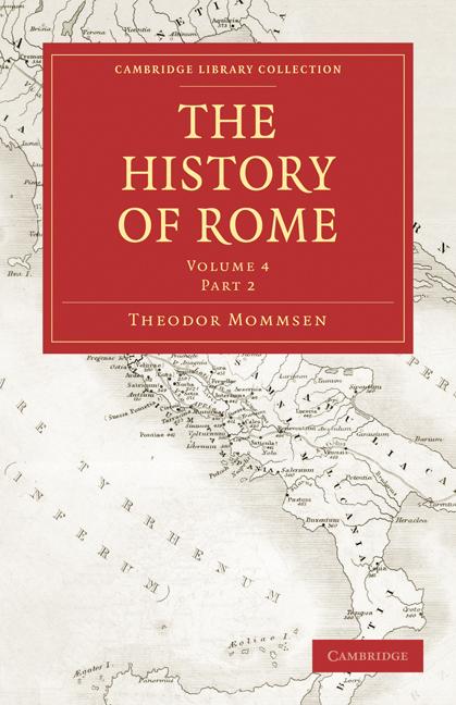 Cover: 9781108009775 | The History of Rome | Theodore Mommsen (u. a.) | Taschenbuch | 2009