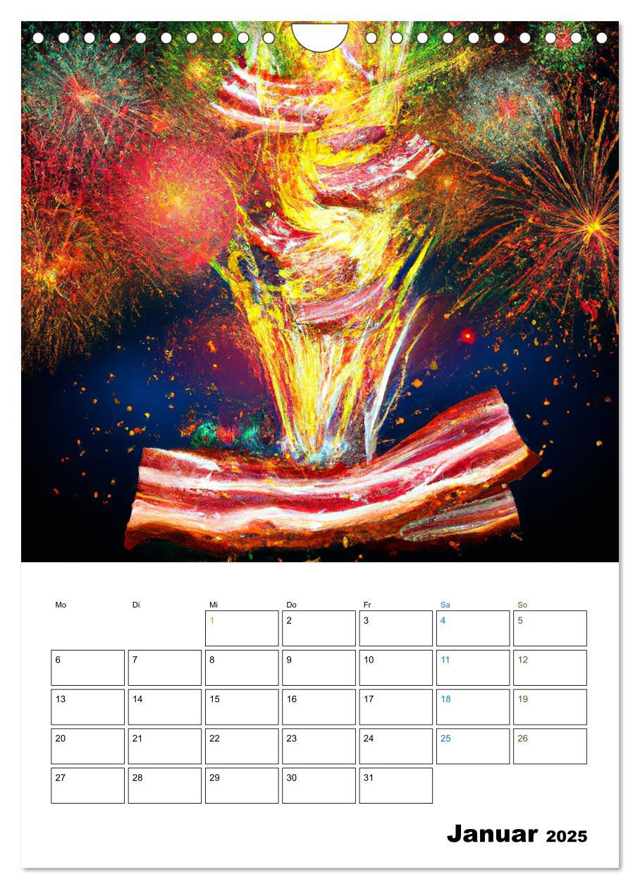 Bild: 9783435886111 | Bacon Kalender - Wir lieben Bacon (Wandkalender 2025 DIN A4 hoch),...