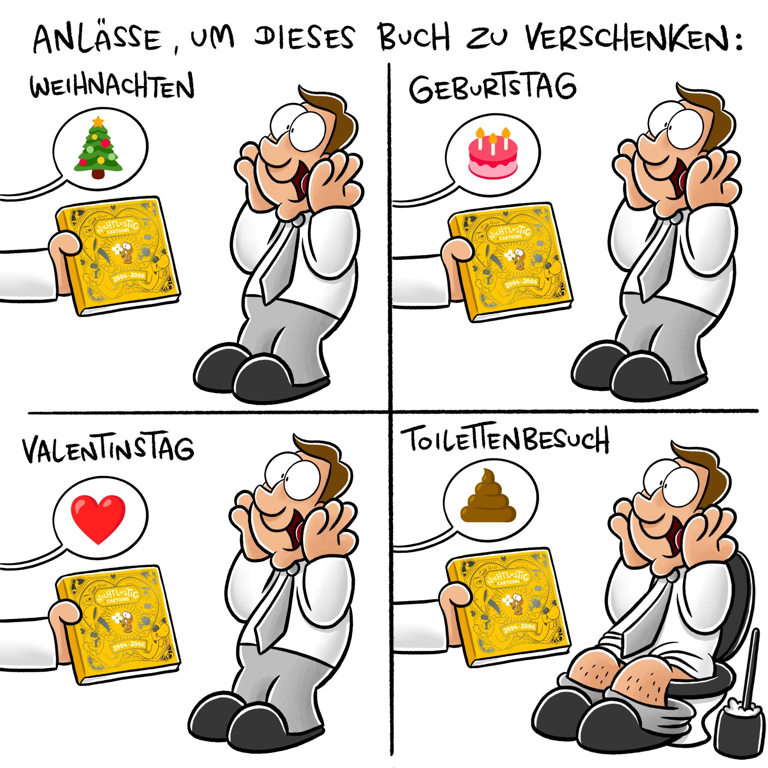 Bild: 9783947899036 | NICHTLUSTIG Cartoons 2004-2006 | Joscha Sauer | Buch | 256 S. | 2022