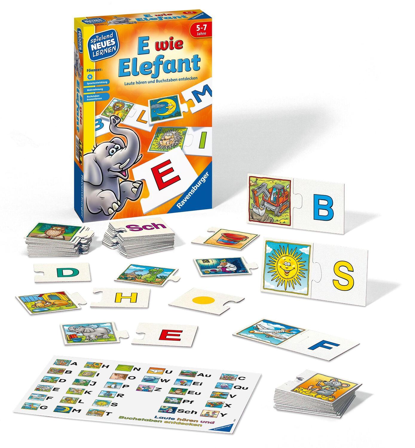 Bild: 4005556249510 | E wie Elefant | Spiel | Deutsch | 2018 | Ravensburger