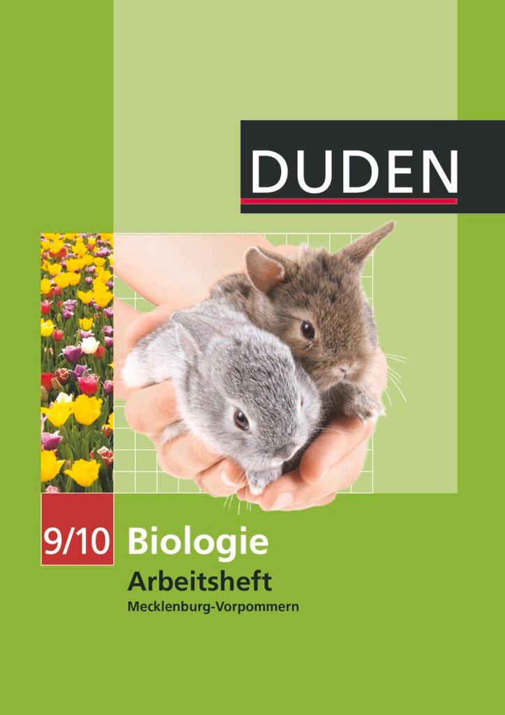 Cover: 9783835540873 | Duden Biologie 9/10 Arbeitsheft. Mecklenburg Vorpommern Realschule