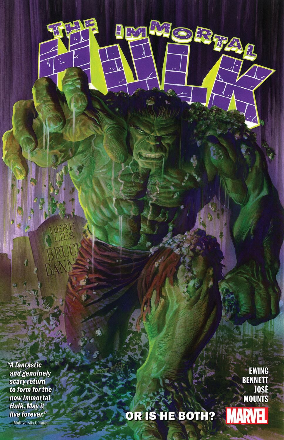 Cover: 9781302912550 | Immortal Hulk Vol. 1: Or Is He Both? | Al Ewing | Taschenbuch | 2018