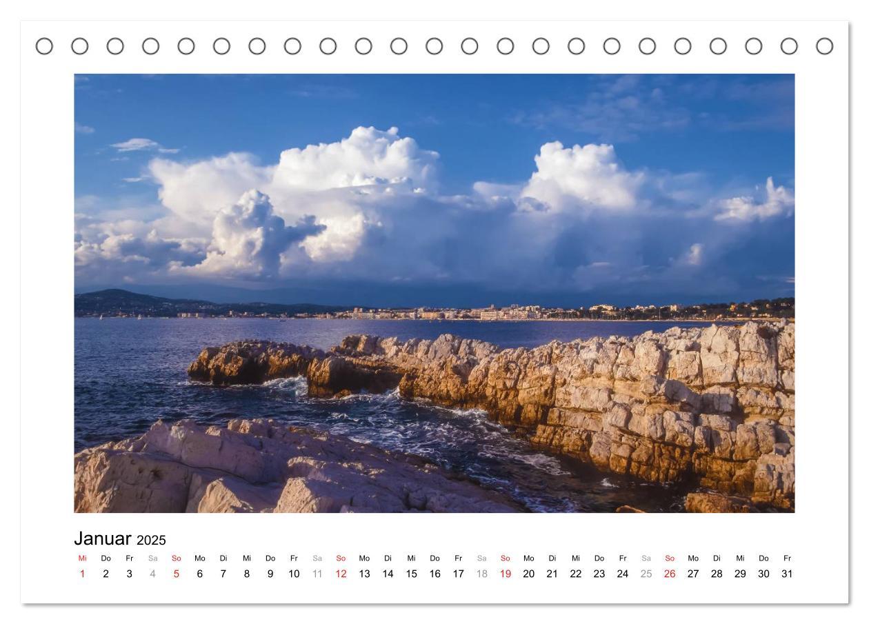 Bild: 9783435668519 | Cote d'Azur - Im Licht der blauen Küste (Tischkalender 2025 DIN A5...