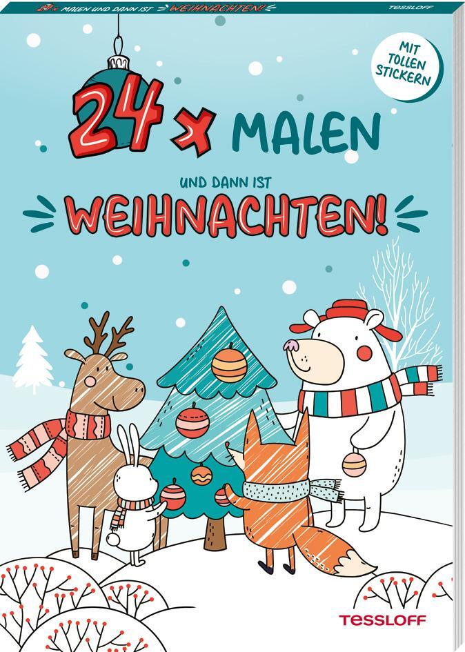 Cover: 9783788646998 | 24 x malen und dann ist Weihnachten! | KG | Taschenbuch | 48 S. | 2024