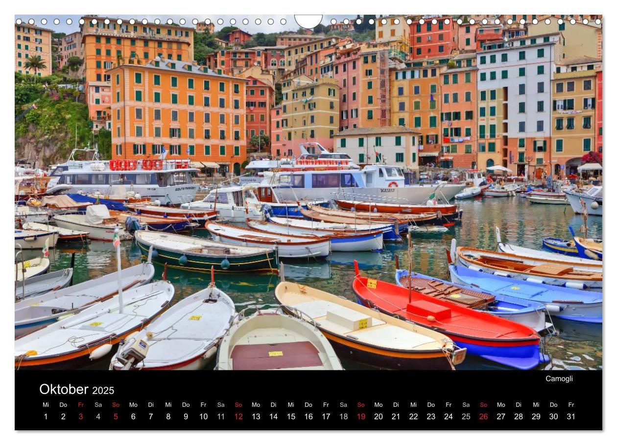 Bild: 9783435826698 | Ligurien - die italienische Riviera (Wandkalender 2025 DIN A3...