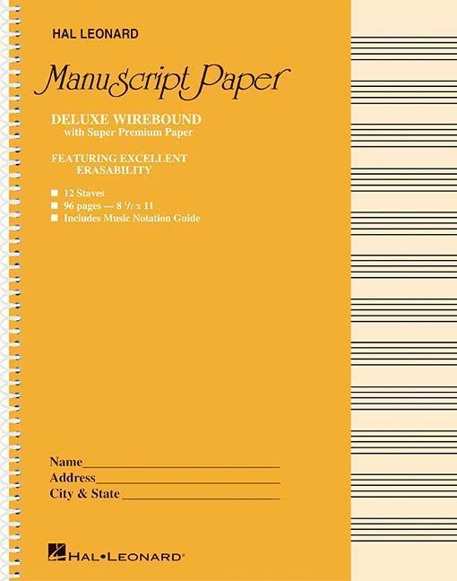 Cover: 73999328431 | Deluxe Wirebound Super Premium Manuscript Paper (Gold Cover) | Buch