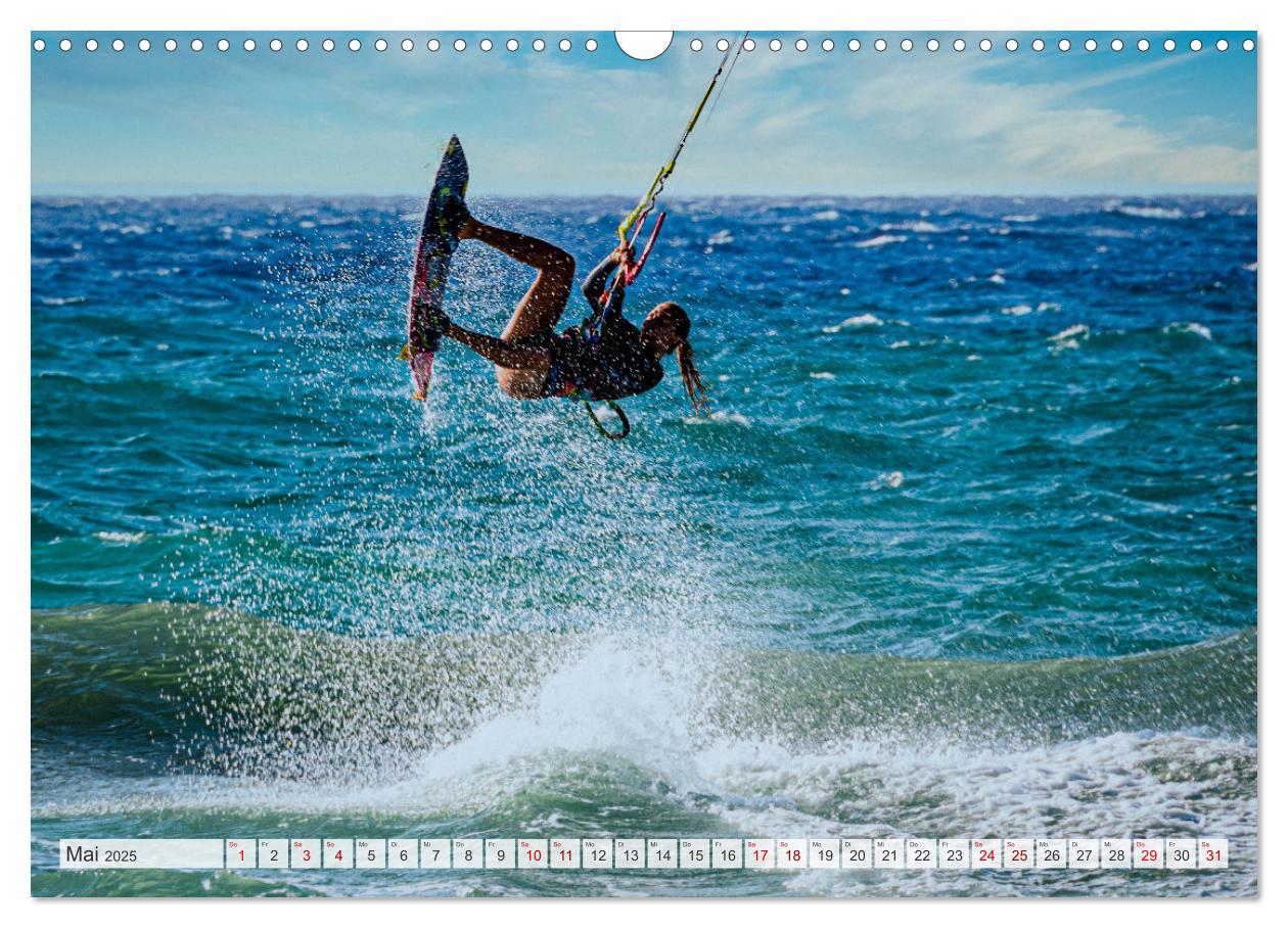 Bild: 9783435100606 | Faszination Kitesurfen (Wandkalender 2025 DIN A3 quer), CALVENDO...