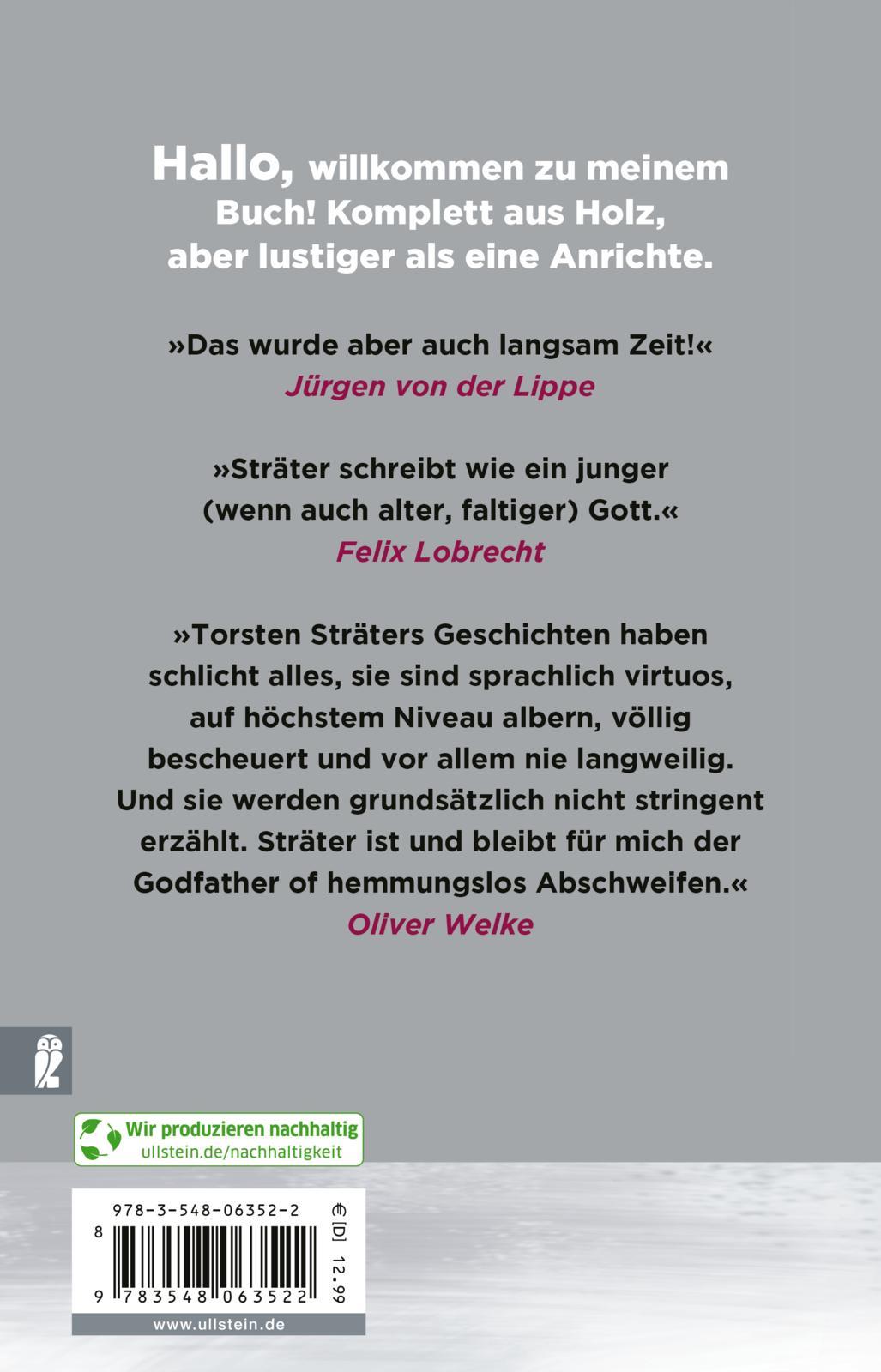 Rückseite: 9783548063522 | Es ist nie zu spät, unpünktlich zu sein | Torsten Sträter | Buch