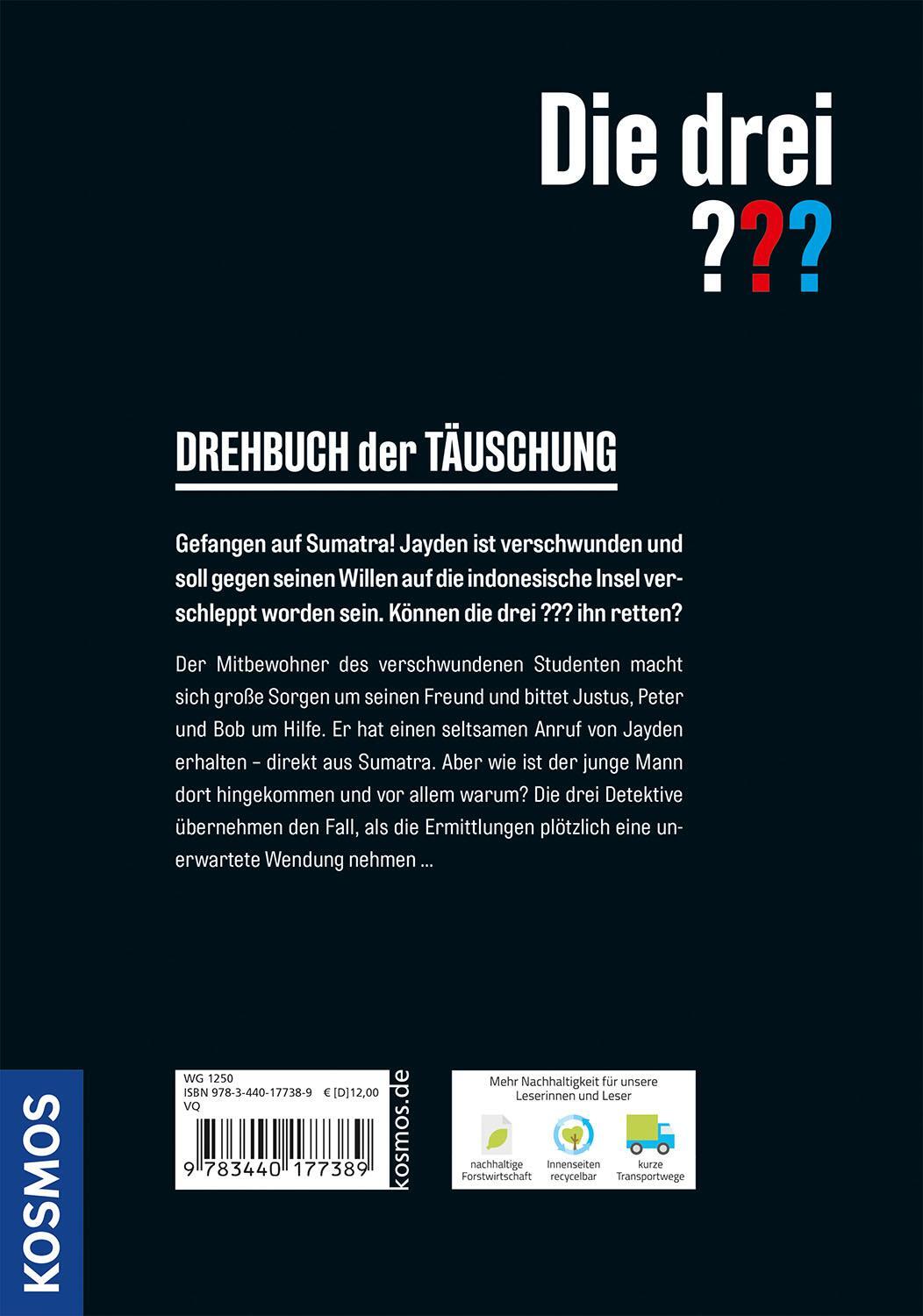 Bild: 9783440177389 | Die drei ??? Drehbuch der Täuschung | Hendrik Buchna | Buch | 160 S.