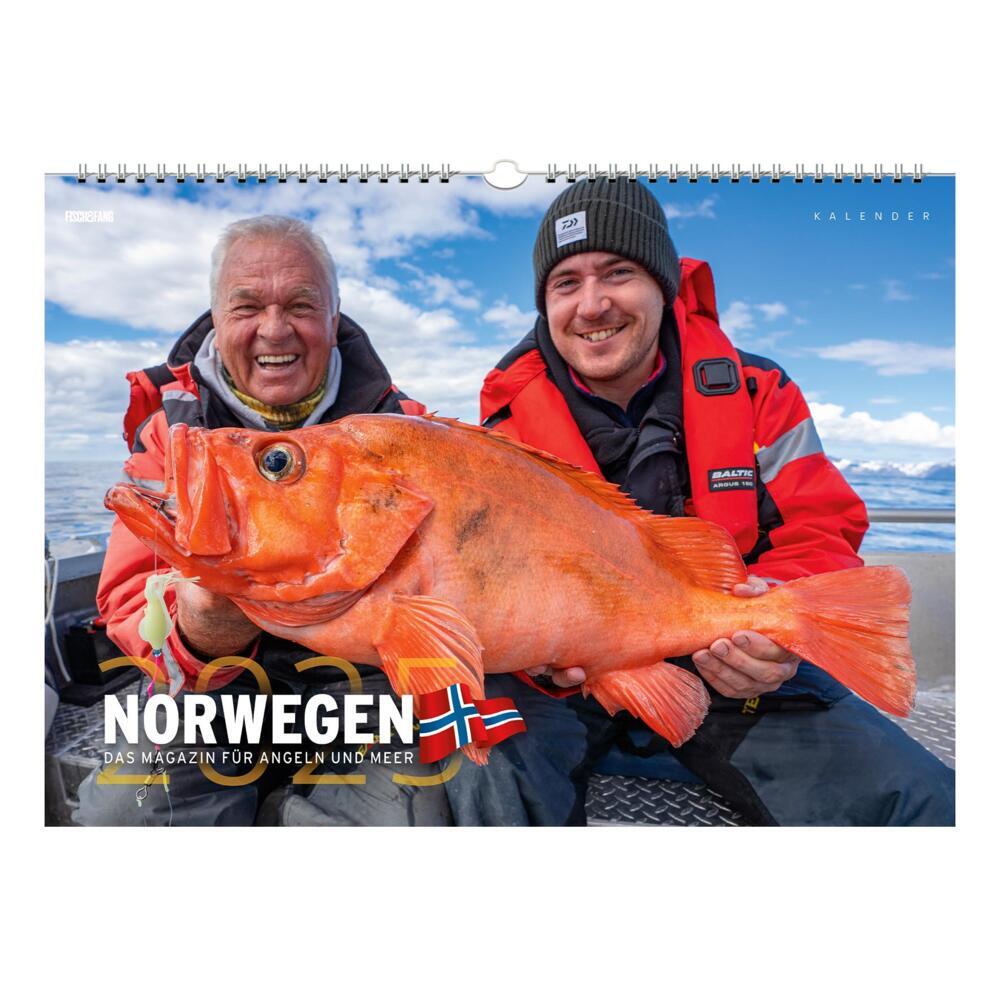 Cover: 9783897152724 | Norwegen Kalender 2025 | Redaktion FISCH &amp; FANG | Kalender | 13 S.