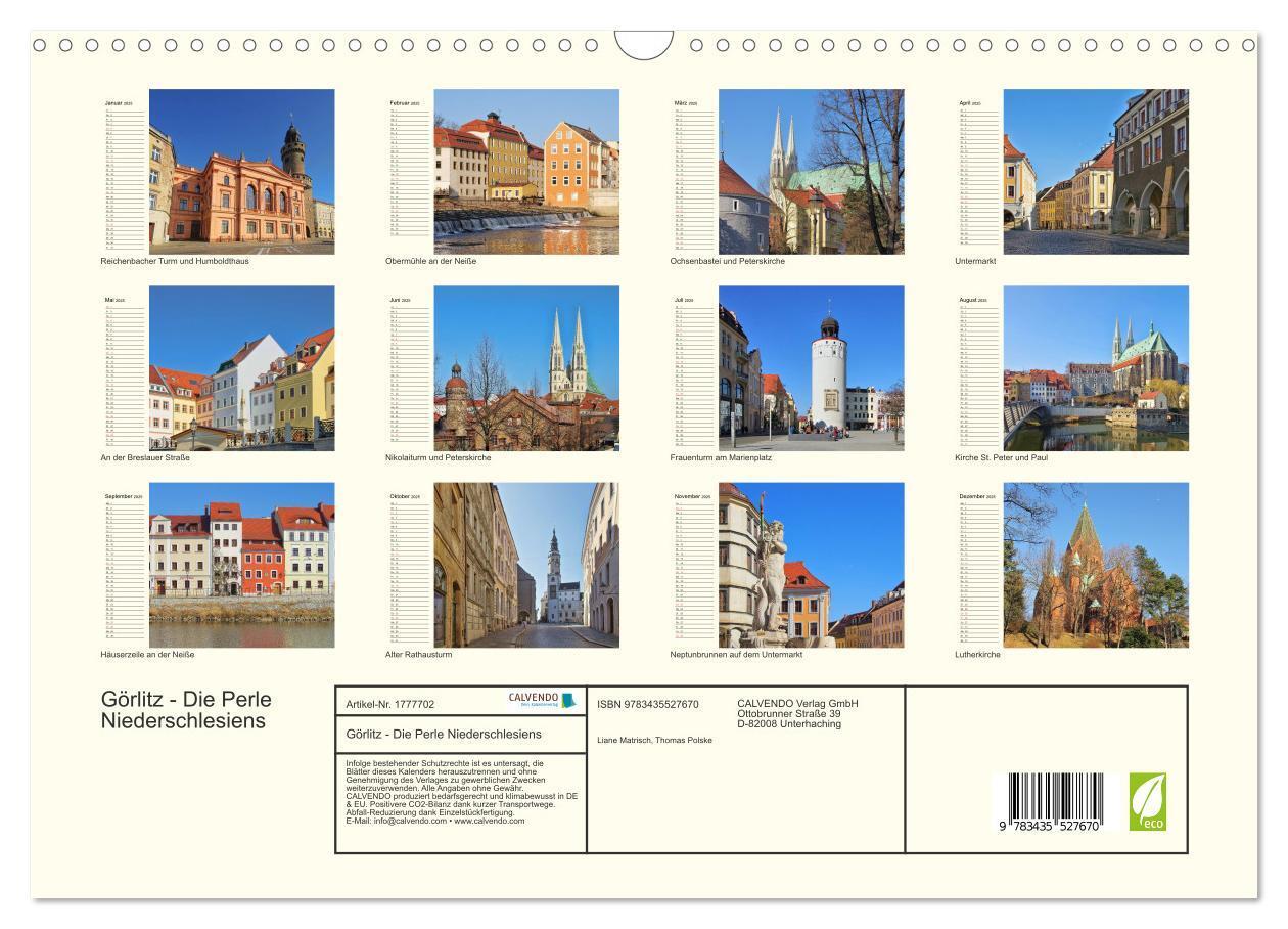 Bild: 9783435527670 | Görlitz - Die Perle Niederschlesiens (Wandkalender 2025 DIN A3...