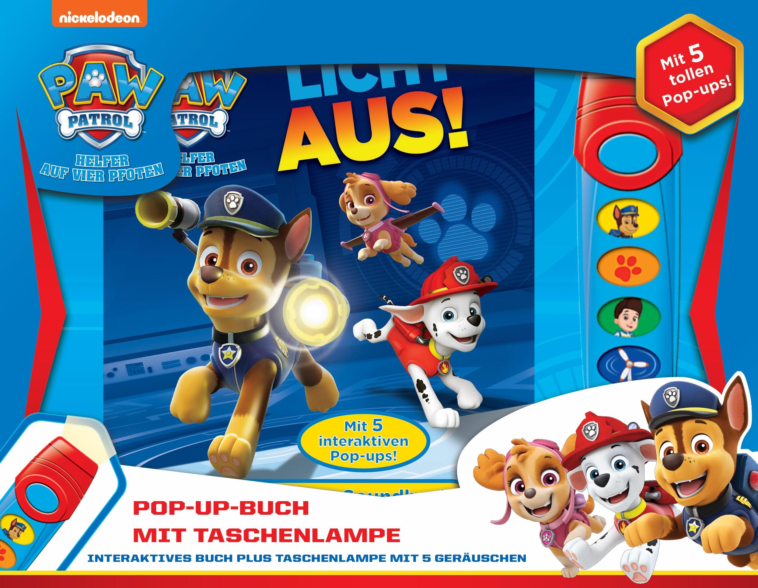 Cover: 9781503733541 | PAW Patrol, Licht aus! - Pop-up-Buch mit Taschenlampe - Bilderbuch...