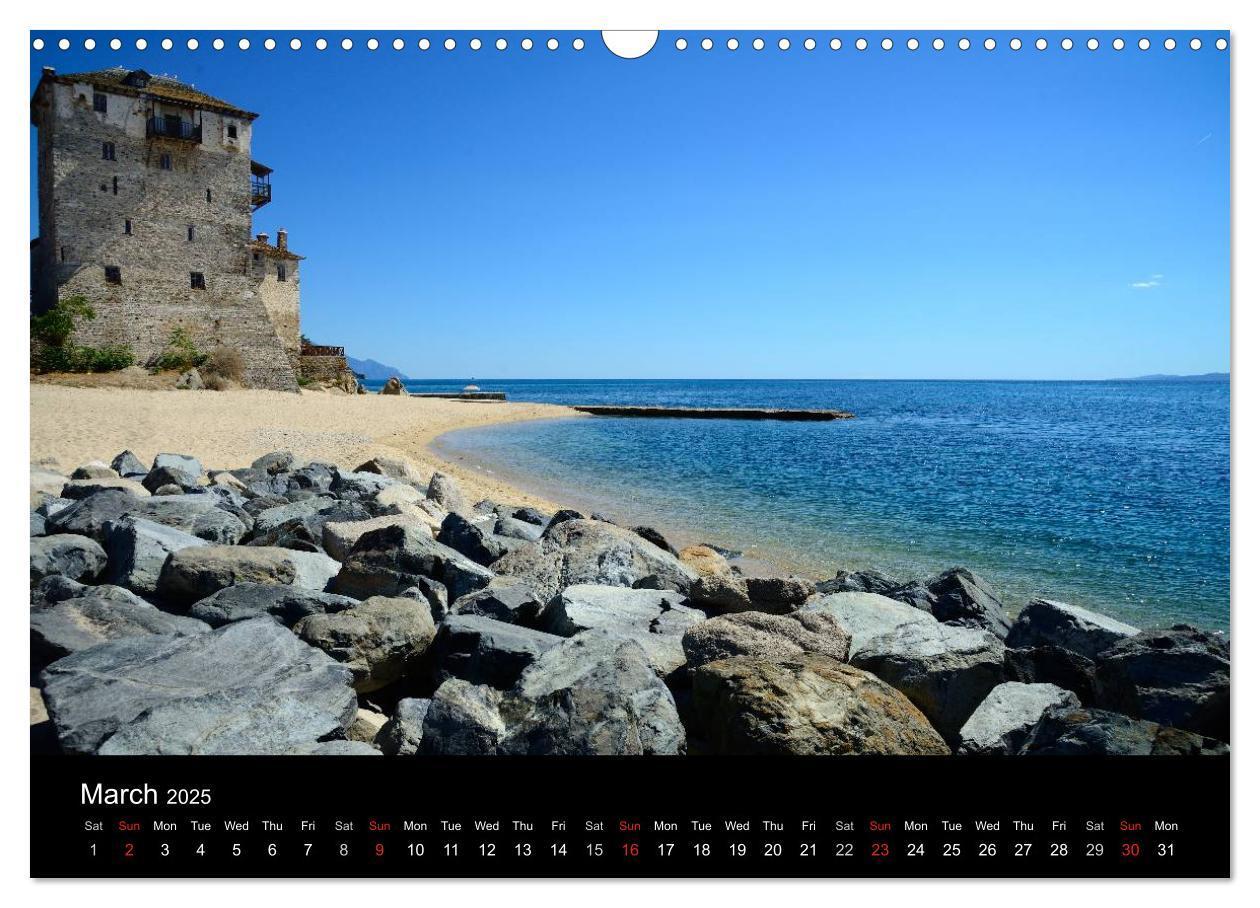 Bild: 9781325991297 | Chalkidiki: Kassandra, Sithonia, Athos (Wall Calendar 2025 DIN A3...