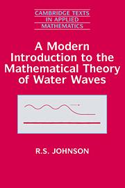 Cover: 9780521598323 | A Modern Introduction to the Mathematical Theory of Water Waves | Buch