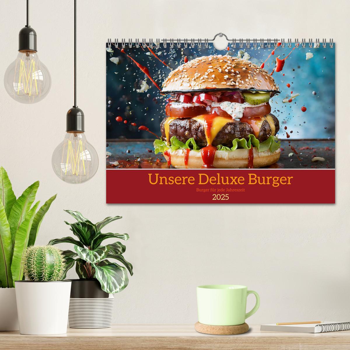 Bild: 9783457015926 | Unsere Burger Deluxe (Wandkalender 2025 DIN A4 quer), CALVENDO...