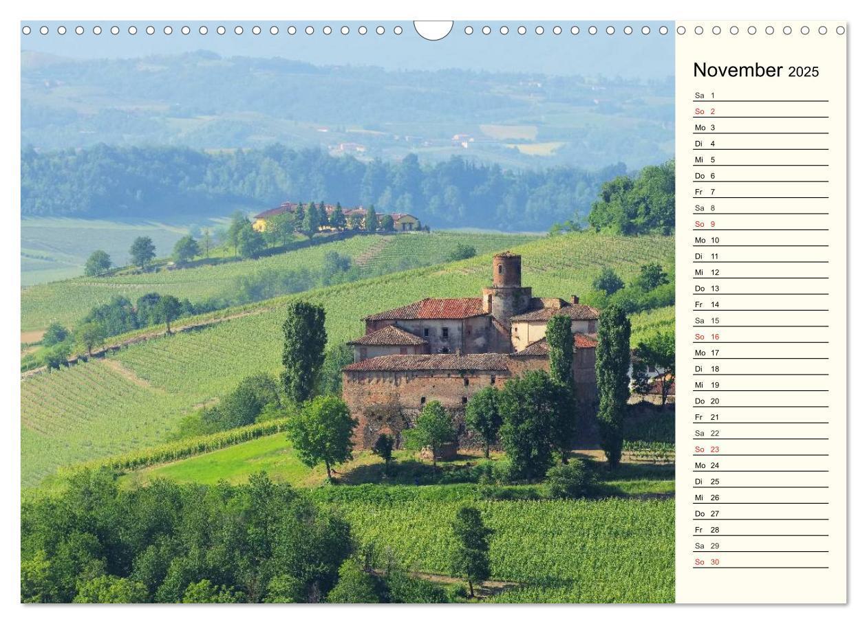 Bild: 9783435516216 | Die Langhe - Im Herzen des Piemonts (Wandkalender 2025 DIN A3...