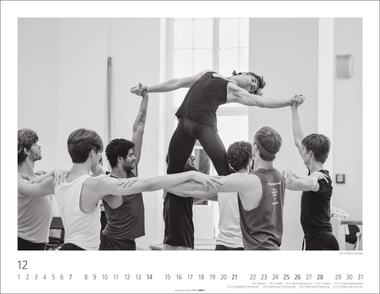 Bild: 9783839900369 | Ballettsaal - Stuttgarter Ballett Kalender 2025 - Stuttgarter Ballett