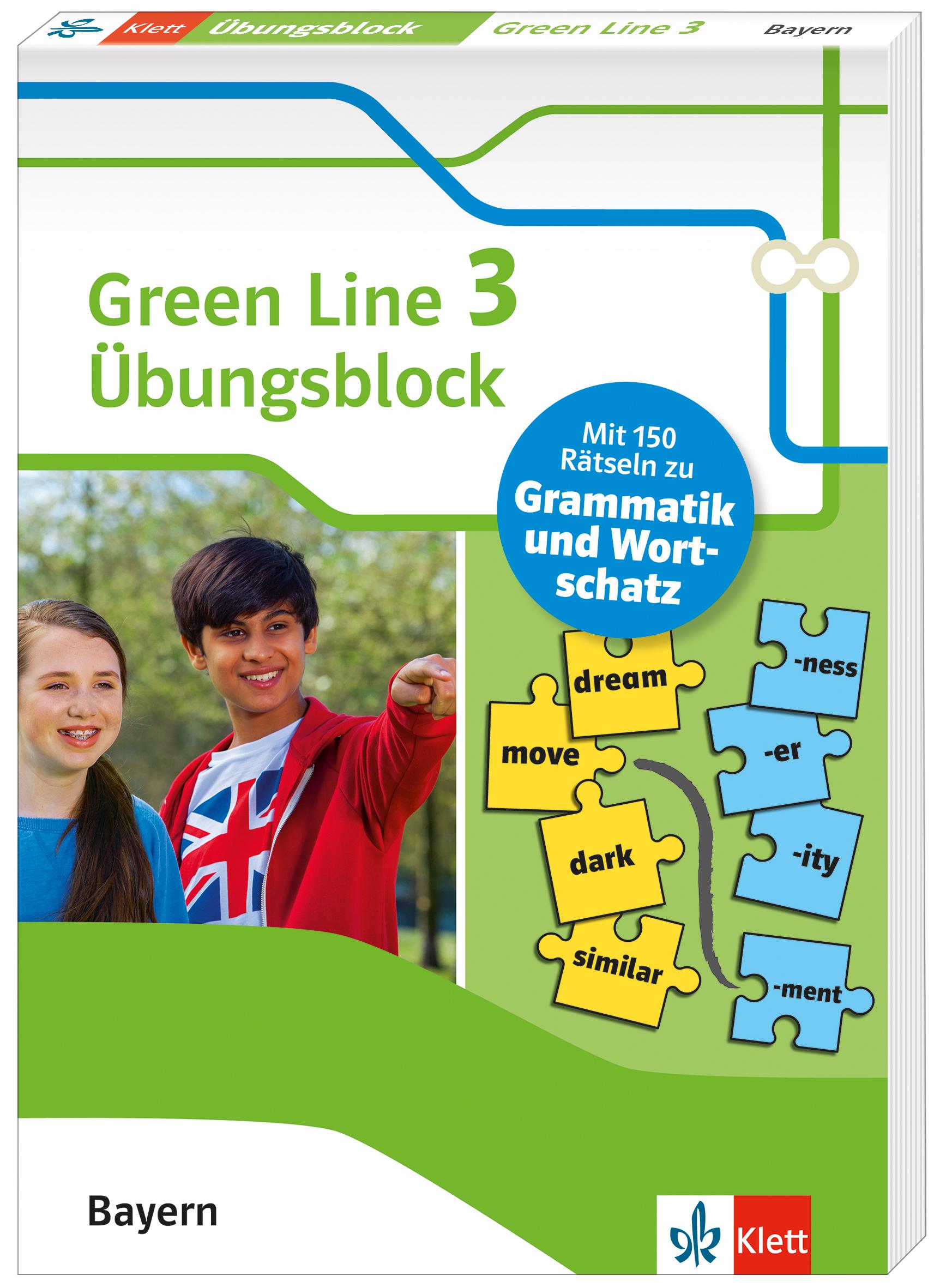 Cover: 9783129261750 | Green Line 3 Bayern Klasse 7 - Übungsblock zum Schulbuch | Taschenbuch