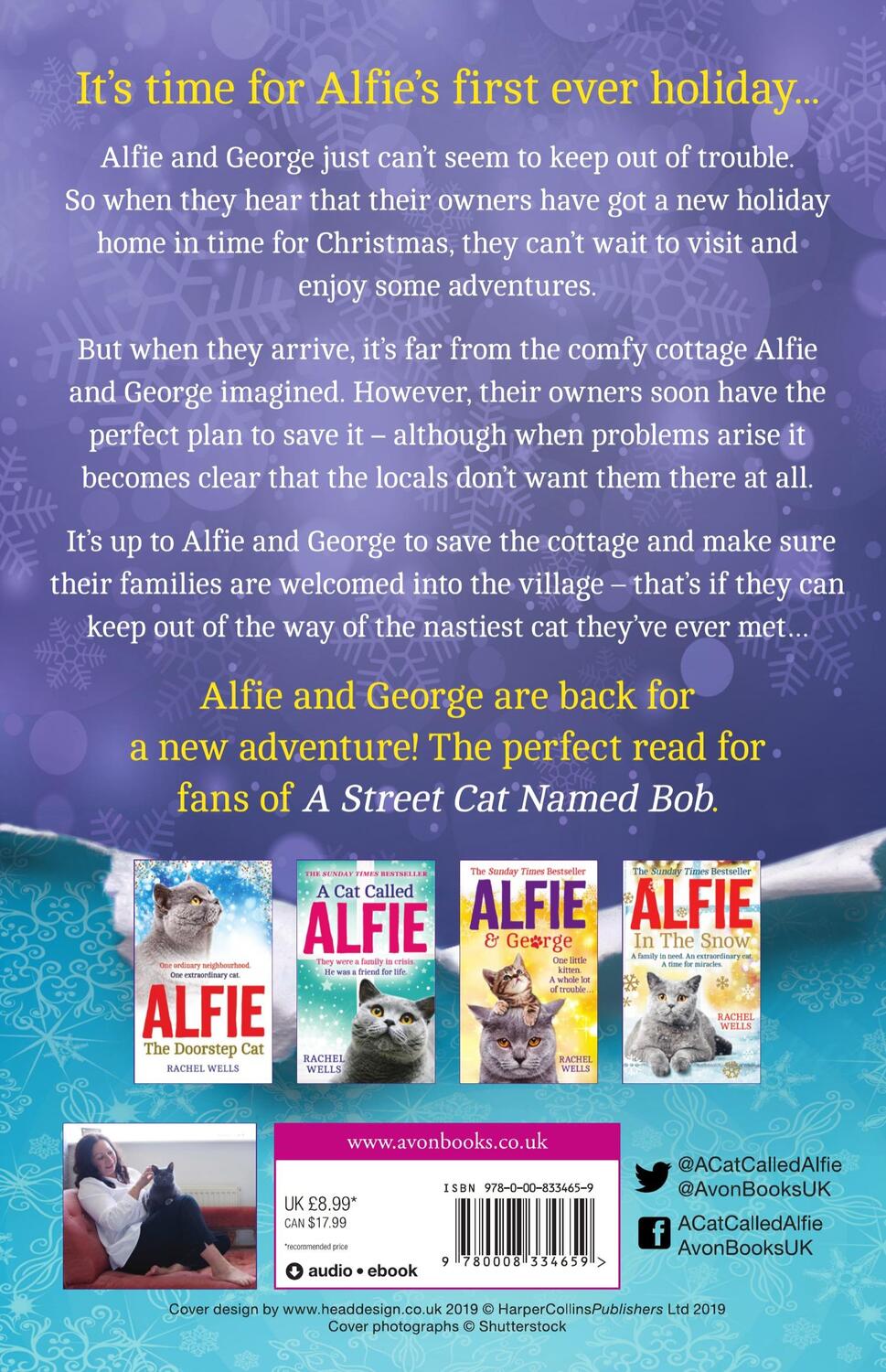 Rückseite: 9780008334659 | Alfie the Holiday Cat | Rachel Wells | Taschenbuch | Englisch | 2019