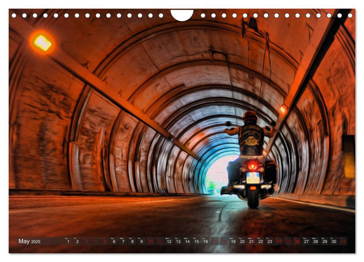 Bild: 9781325948840 | Images of Harley Davidson (Wall Calendar 2025 DIN A4 landscape),...