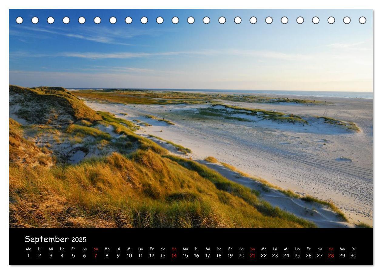 Bild: 9783435826377 | Amrum (Tischkalender 2025 DIN A5 quer), CALVENDO Monatskalender | 2025