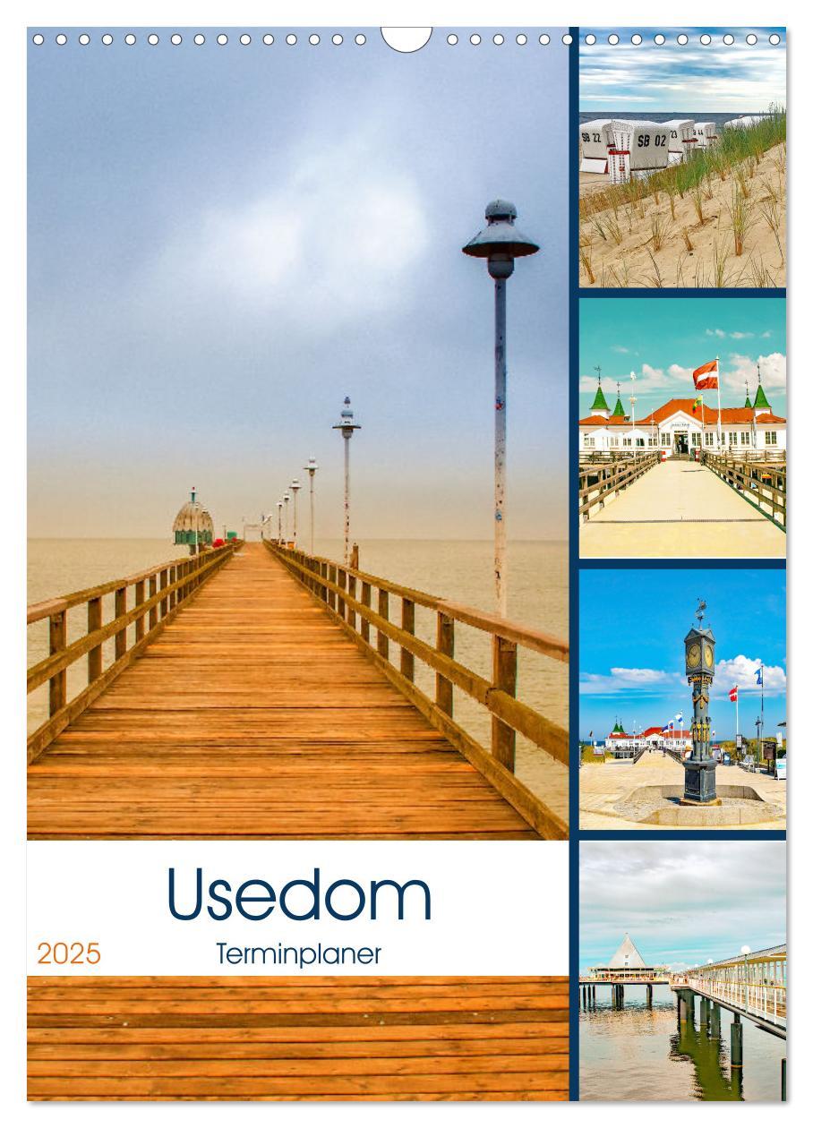 Cover: 9783435918232 | Usedom - Terminplaner (Wandkalender 2025 DIN A3 hoch), CALVENDO...