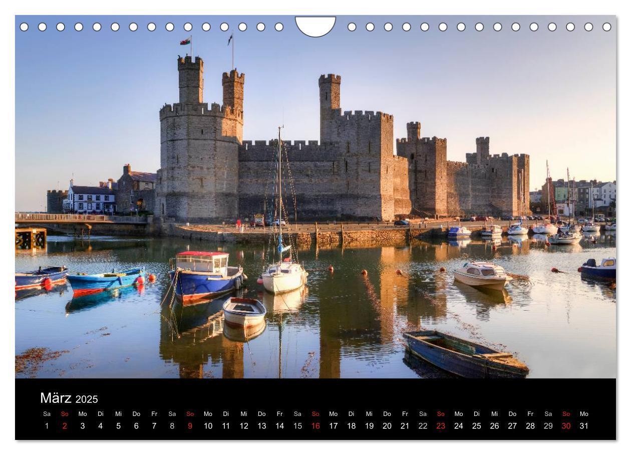 Bild: 9783435545094 | Wales (Wandkalender 2025 DIN A4 quer), CALVENDO Monatskalender | Kruse