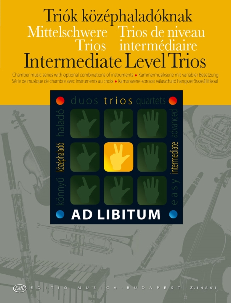 Cover: 9790080148617 | Intermediate Level Trios / Mittelschwere Trios | EMB Ad Libitum | 2013