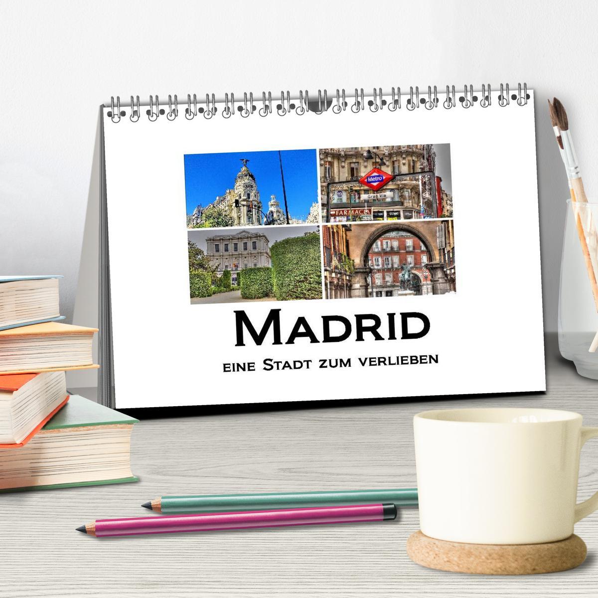 Bild: 9783435640829 | Madrid eine Stadt zum Verlieben (Tischkalender 2025 DIN A5 quer),...