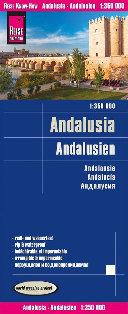 Cover: 9783831774425 | Reise Know-How Landkarte Andalusien / Andalusia (1:350.000) | Rump