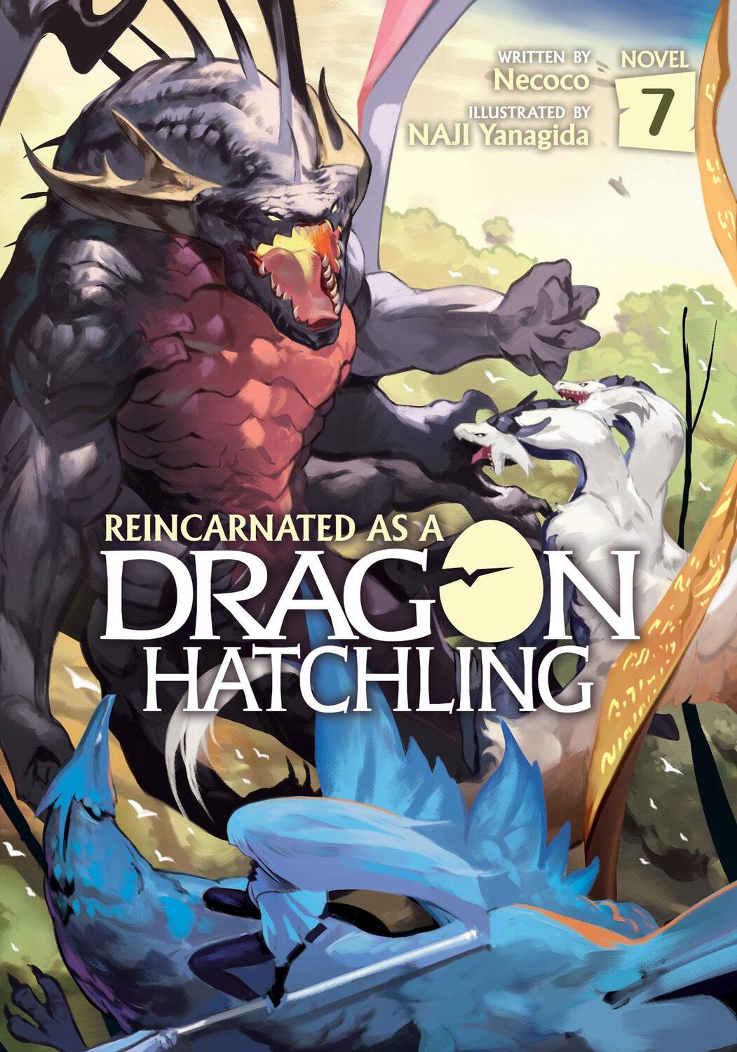 Cover: 9781638587668 | Reincarnated as a Dragon Hatchling (Light Novel) Vol. 7 | Necoco