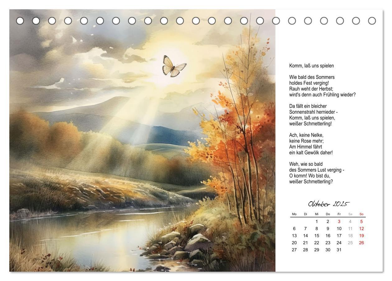 Bild: 9783383896507 | Gedichte von Theodor Storm (Tischkalender 2025 DIN A5 quer),...