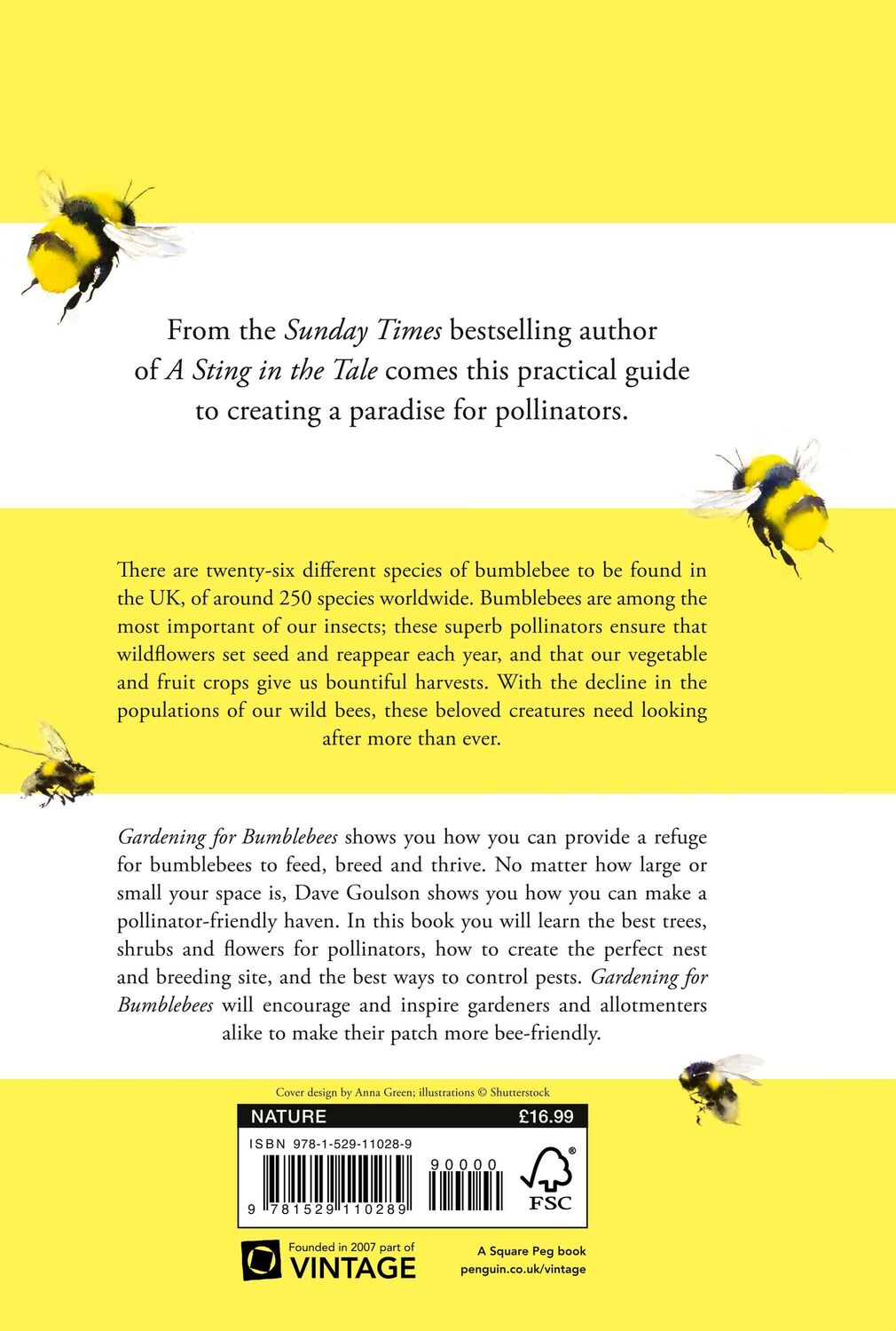 Rückseite: 9781529110289 | Gardening for Bumblebees | Dave Goulson | Buch | 288 S. | Englisch