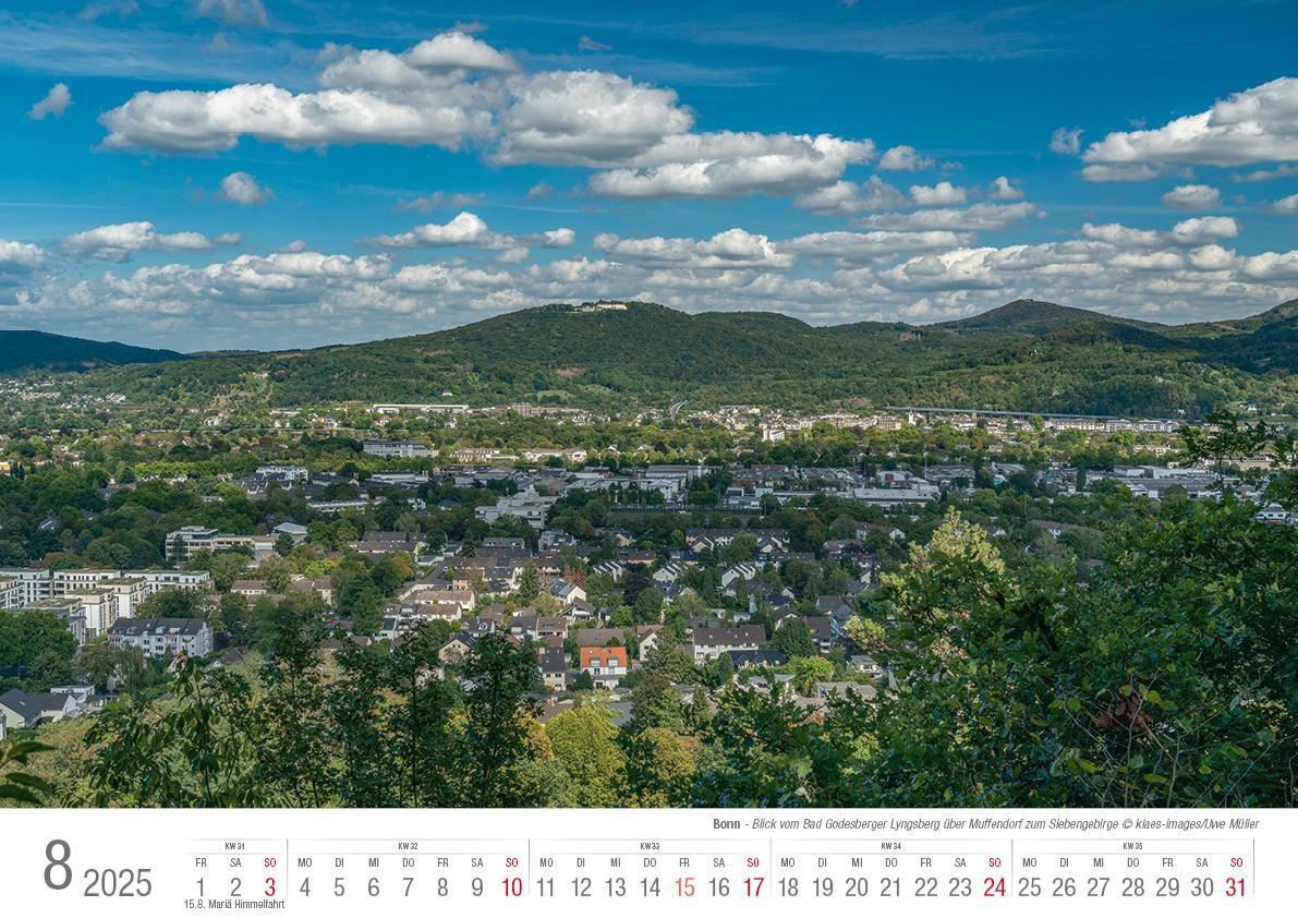 Bild: 9783965352230 | Bonn 2025 Bildkalender A3 quer, spiralgebunden | Holger Klaes | 2025