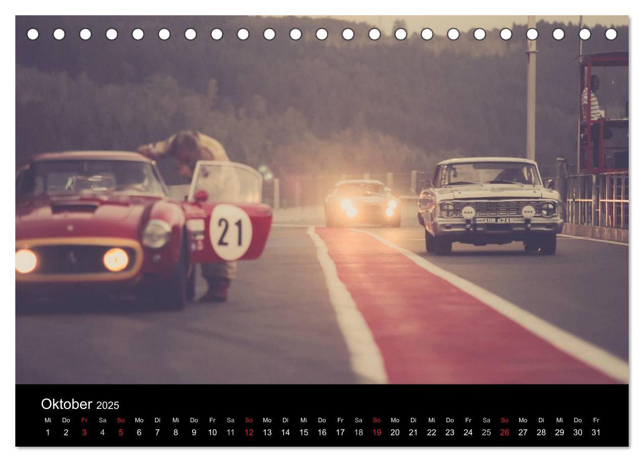 Bild: 9783435643134 | Vintage Racing, historischer Motorsport (Tischkalender 2025 DIN A5...