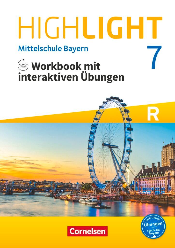 Cover: 9783060333950 | Highlight 7. Jahrgangsstufe - Mittelschule Bayern - Workbook mit...