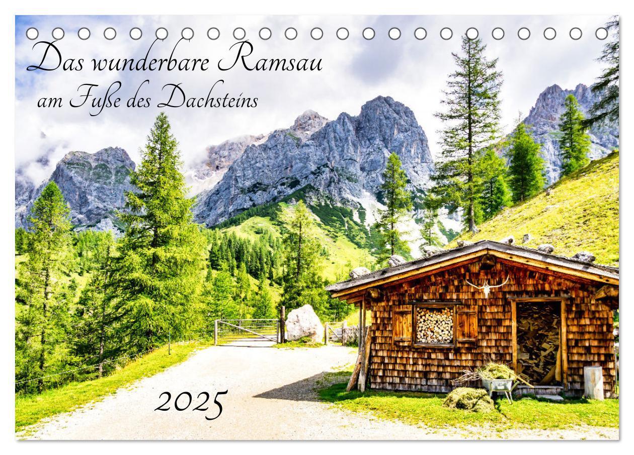 Cover: 9783435043446 | Das wunderbare Ramsau am Fuße des Dachsteins (Tischkalender 2025...