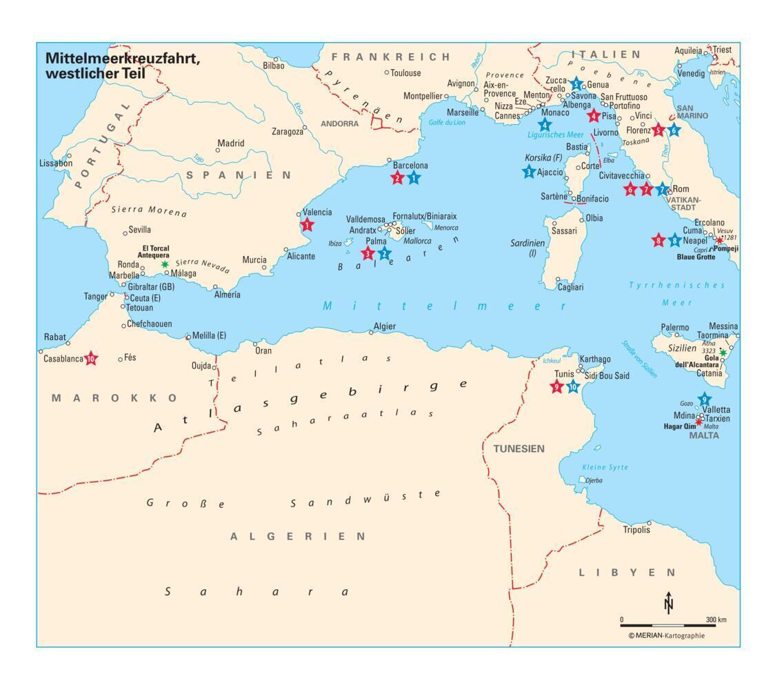 Bild: 9783834229878 | MERIAN live! Reiseführer Kreuzfahrt Westliches Mittelmeer | Wolandt