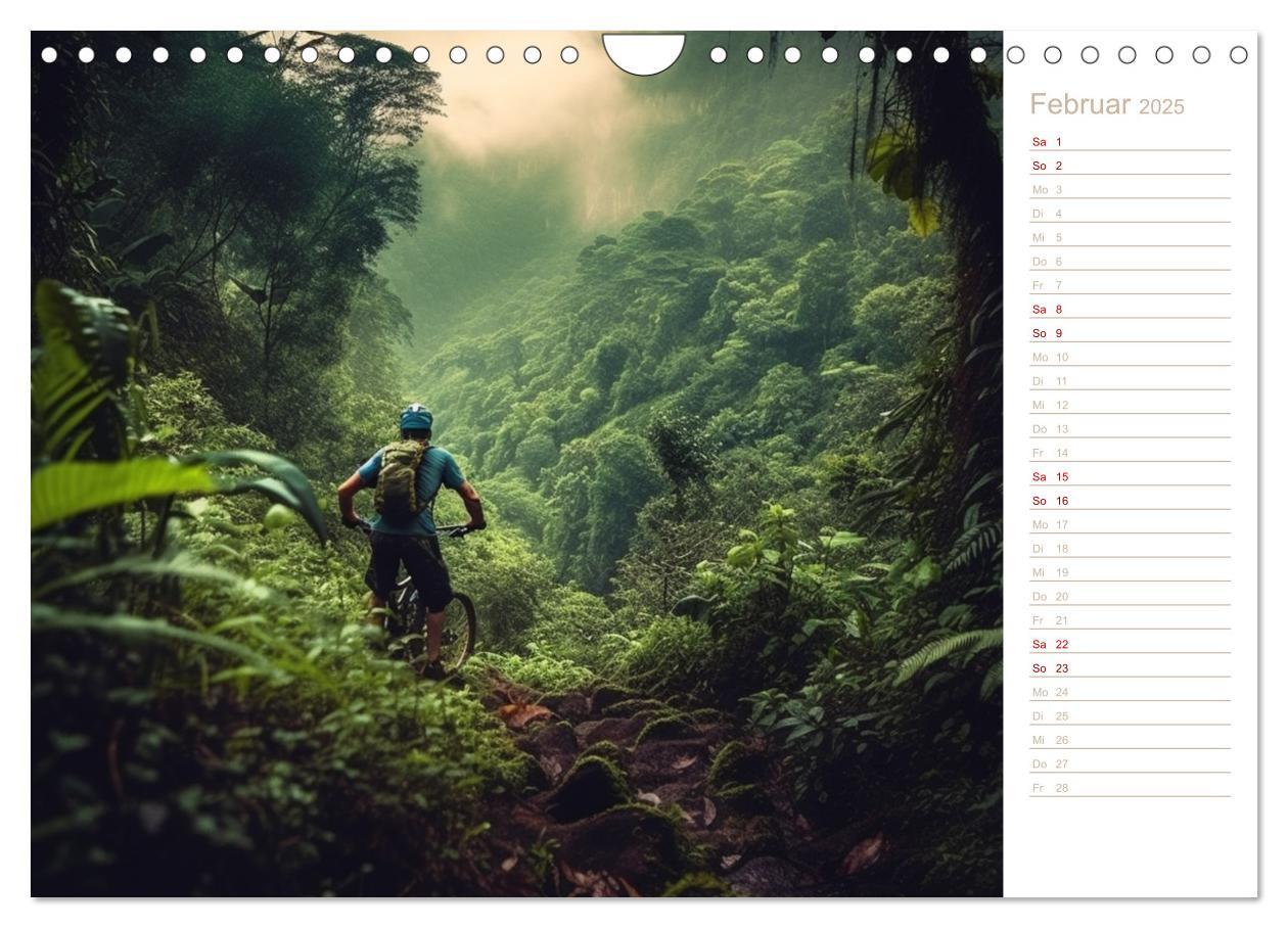 Bild: 9783383910067 | Mit dem Mountainbike durch die Welt (Wandkalender 2025 DIN A4...