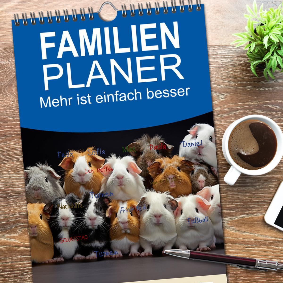 Bild: 9783457092750 | Familienplaner 2025 - Mehr ist einfach besser mit 5 Spalten...